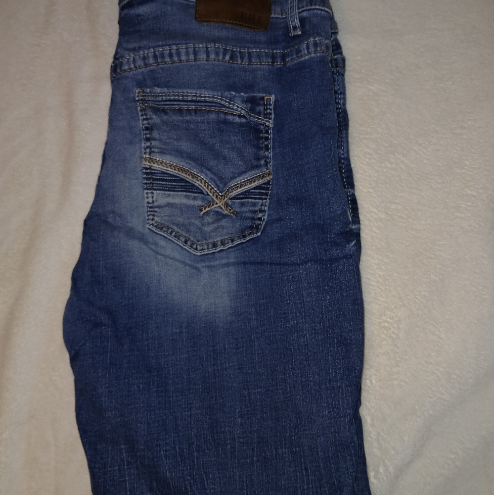 BKE Men's Classic Blue Straight Jeans